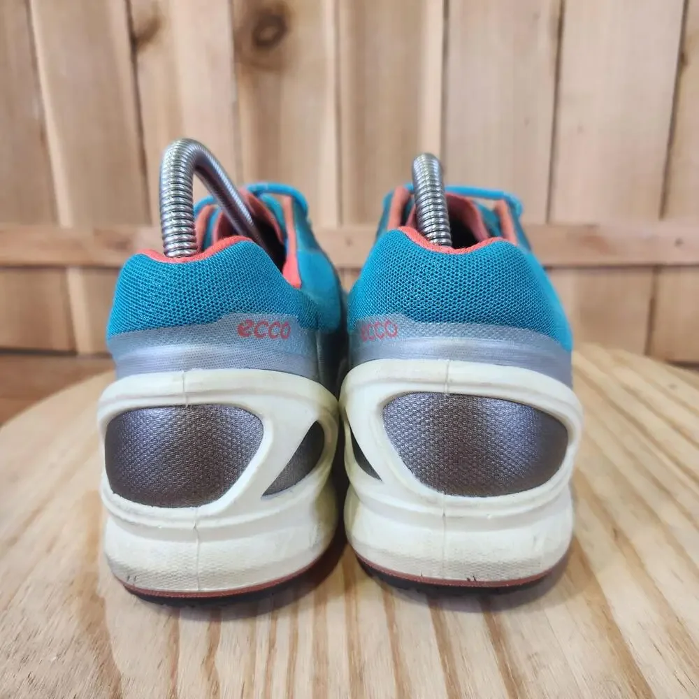 ECCO Biom Fjuel Shoes Mens 8.5 42 Blue Mesh Running Athletic Sneakers Cushioned